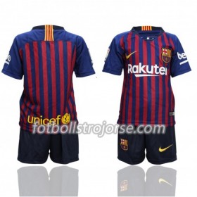 FC Barcelona Matchtröjor Barn Hemma Fotbollströja 2018-2019